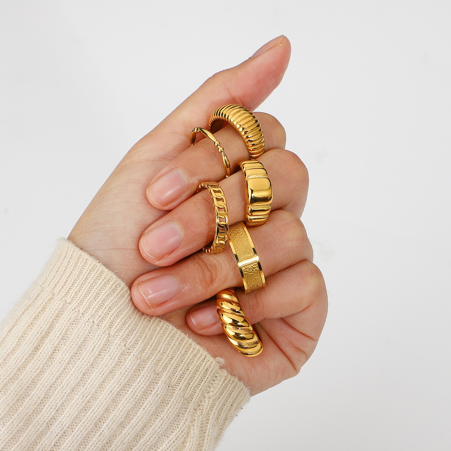 Non-fading High Quality Stainless Steel Ring