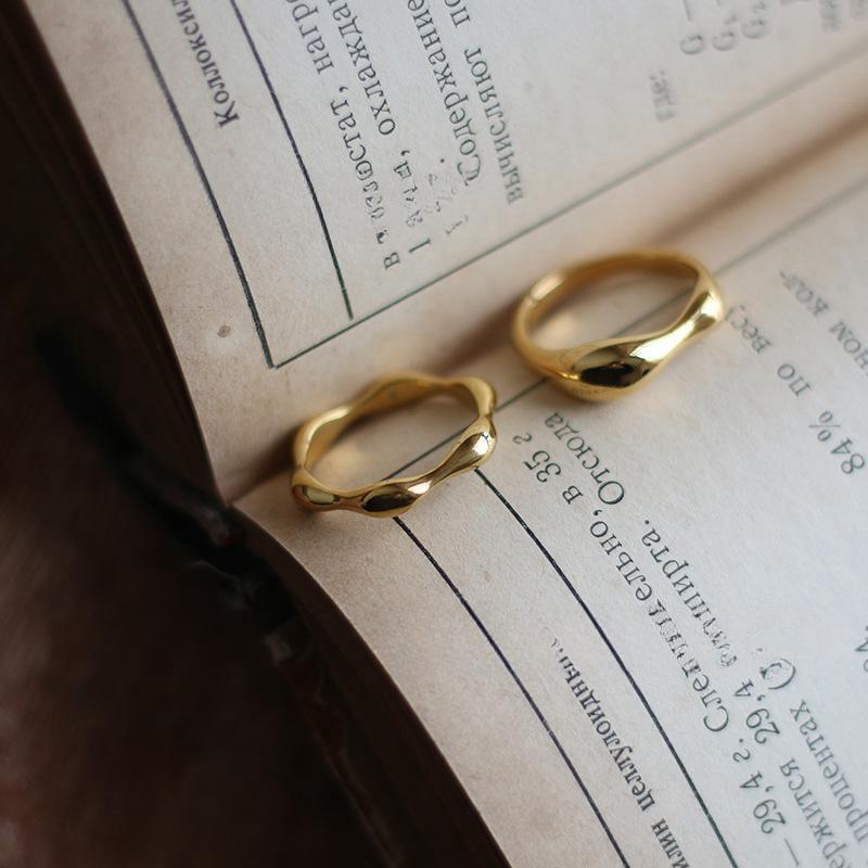 Smooth Irregular Stainless Steel Ring
