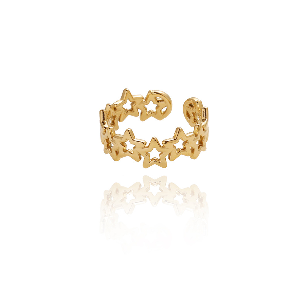 Full Star Stainless Steel Ring