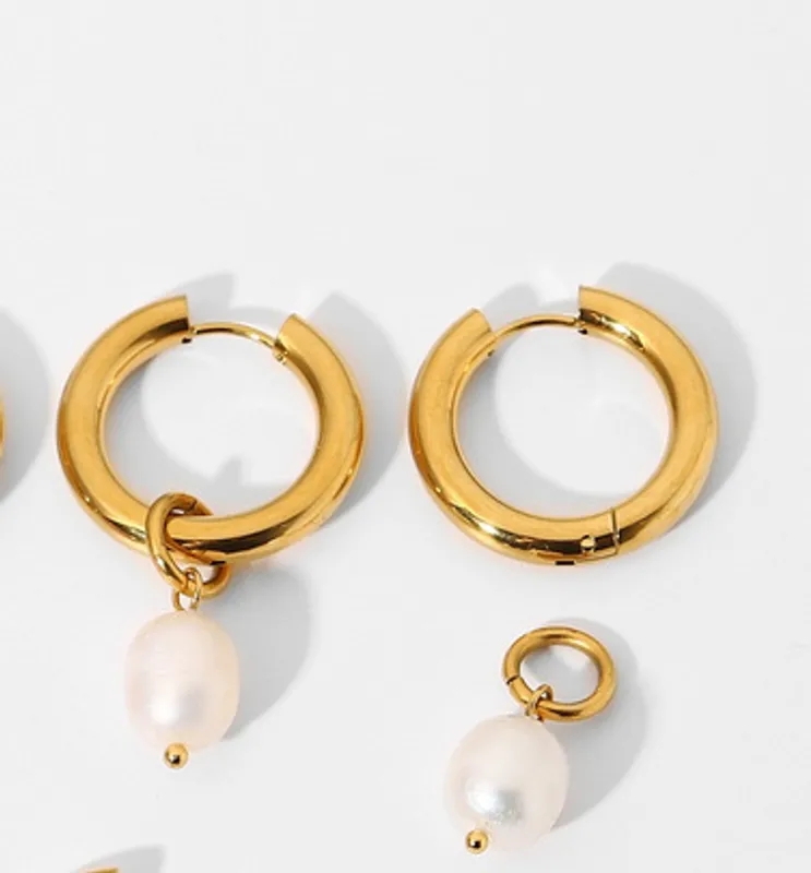 Fine Jewelry Stainless Steel Earrings