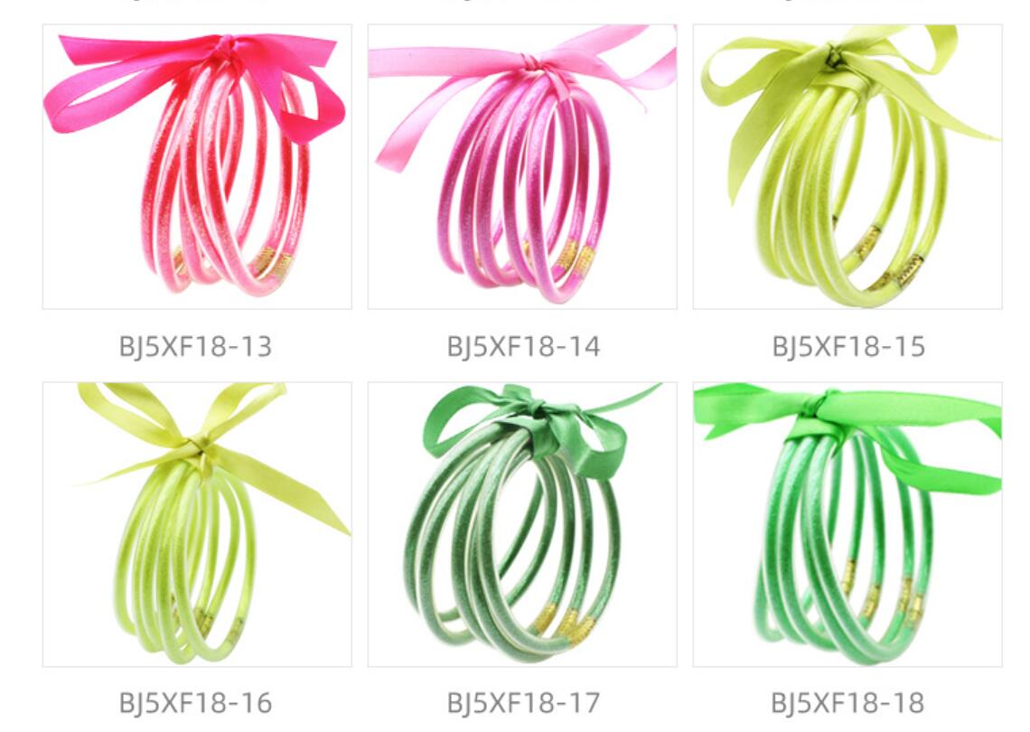 solid color bracelet, PVC bangles