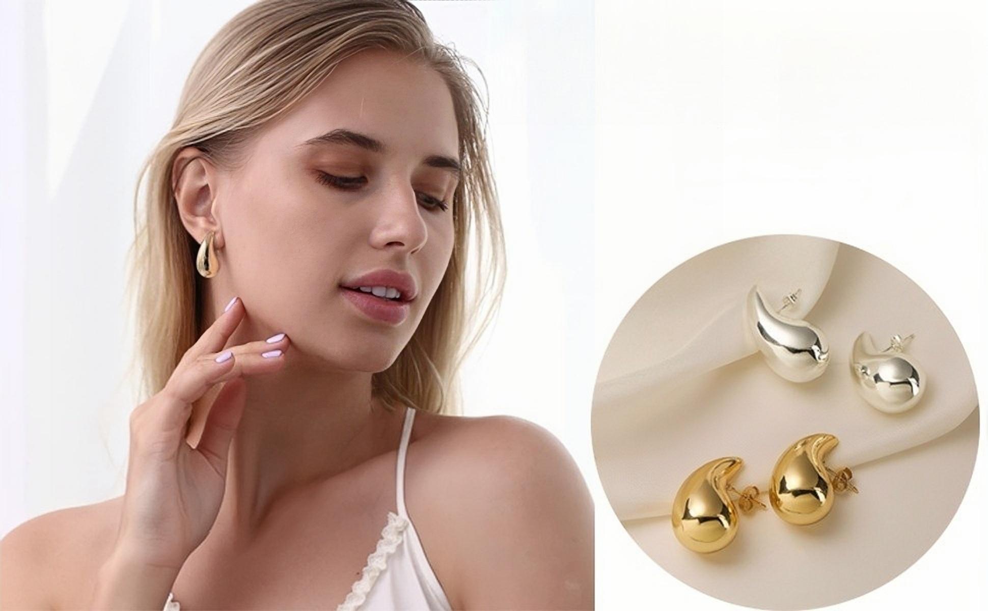 water drop earring, CCB earring