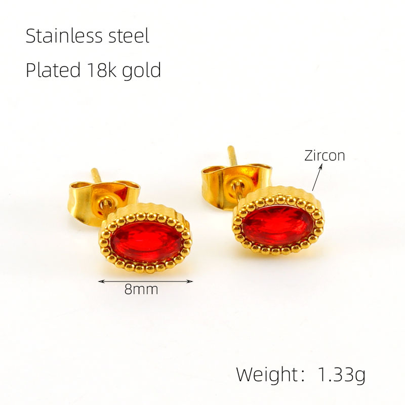 oval shape earring, hot sale earring