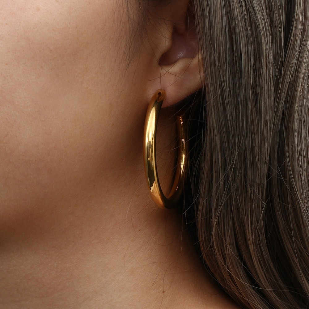 Steel earring, 316L earring