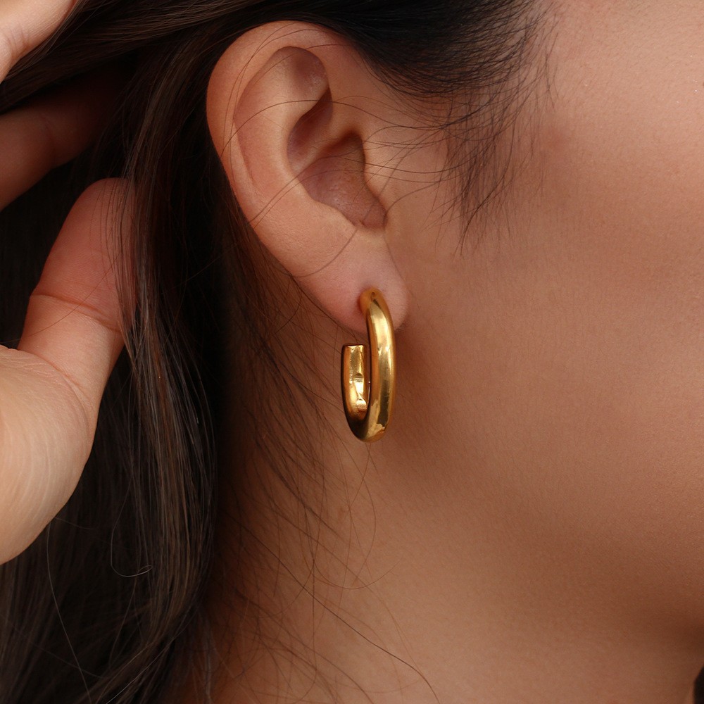 circle earring, 316L earring
