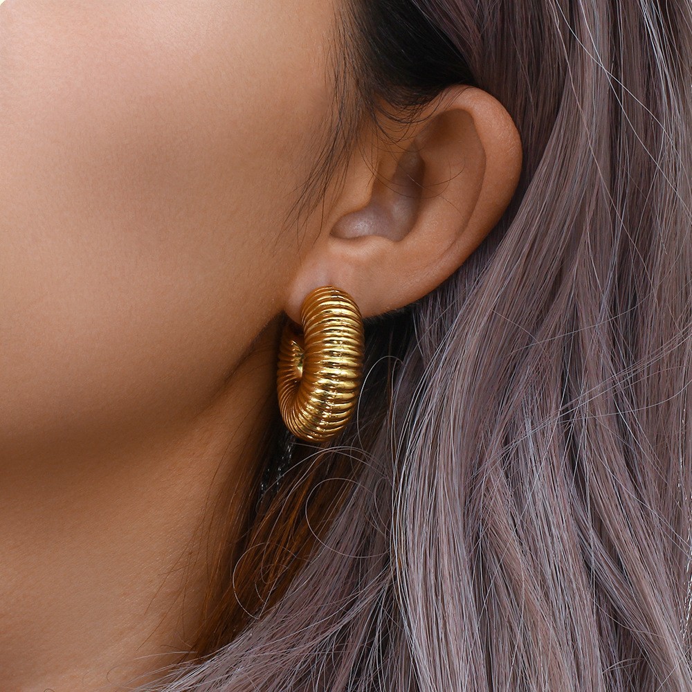 Steel earring, 316L earring