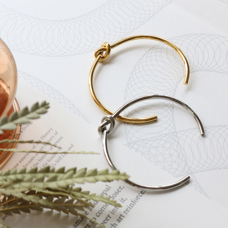 Concentric Knot Stainless Steel Bracelet